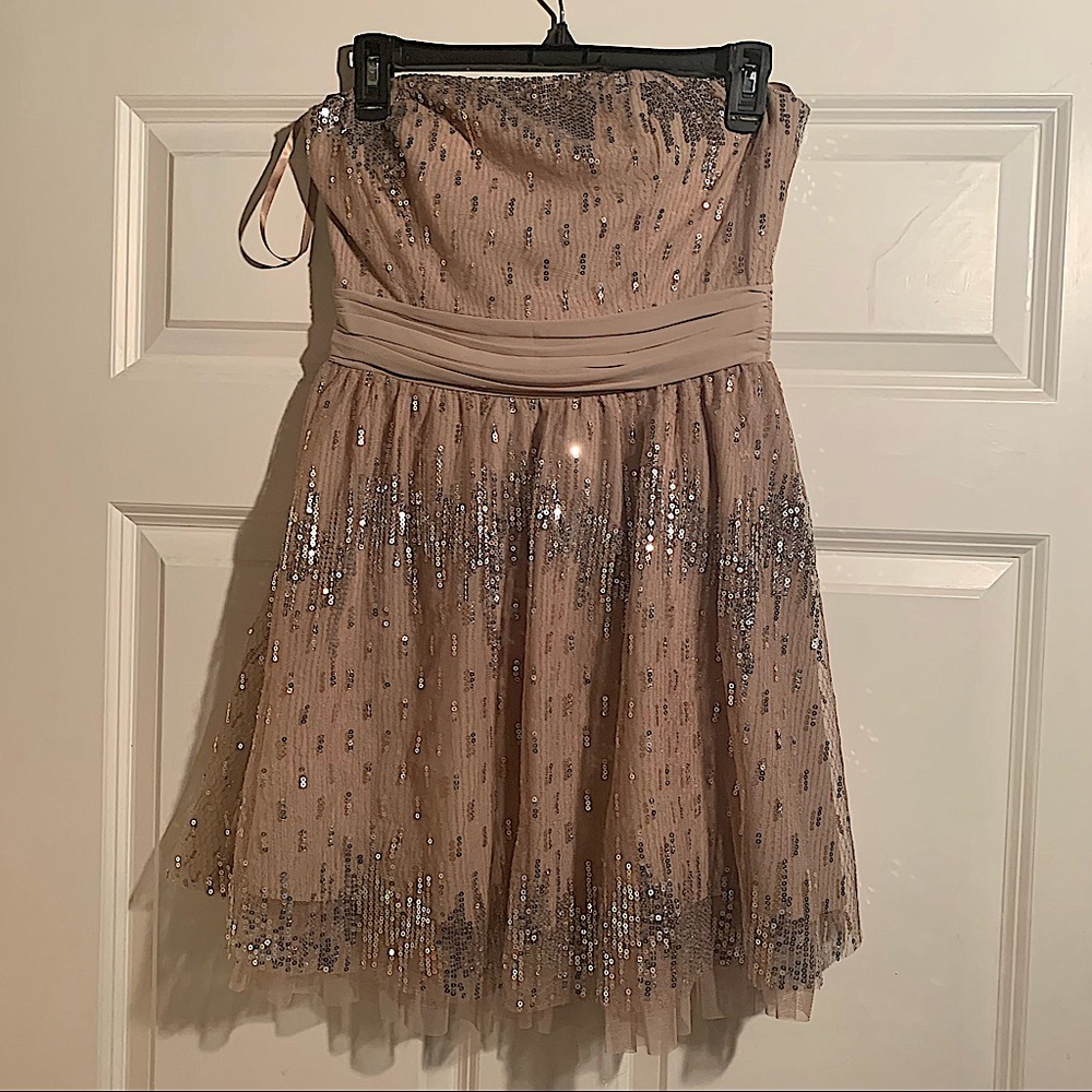 Doe & Rae strapless mini dress